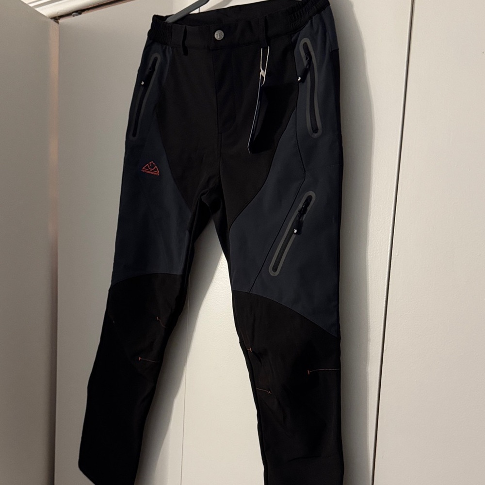 Black and Gray Outdoor Snow Pants